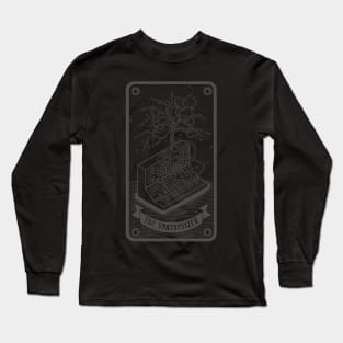 Funny Synthesizer Tarot Card for Musician Long Sleeve T-Shirt